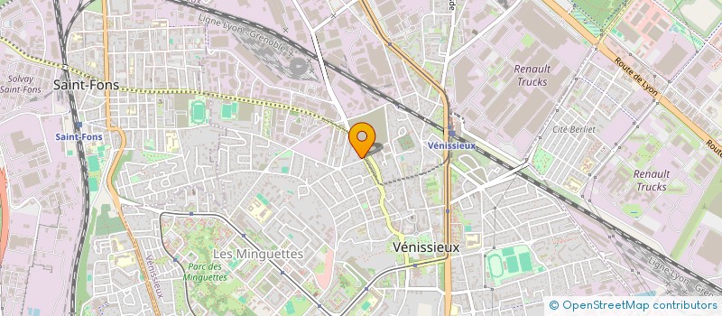 localisation de l'entreprise MONSIEUR YACINE MANSOURI  VENISSIEUX