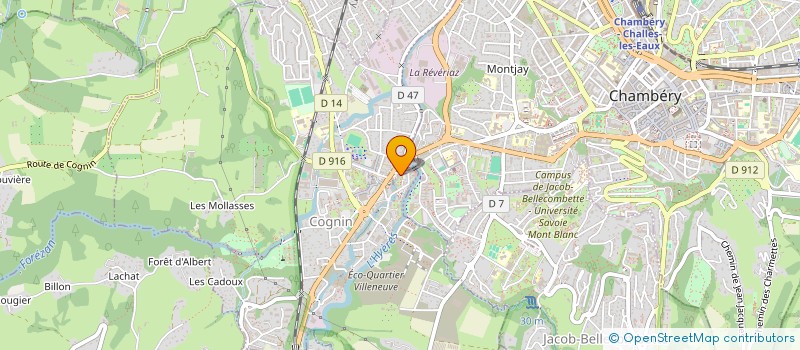 localisation de l'entreprise MONSIEUR YACINE MATMATI  COGNIN