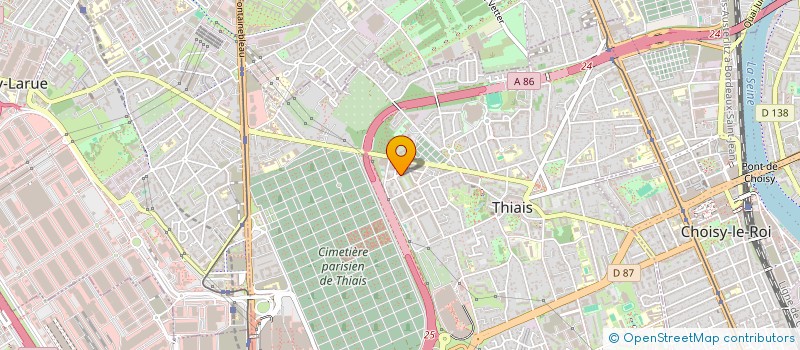 localisation de l'entreprise MONSIEUR YACINE MAZOUZI  THIAIS