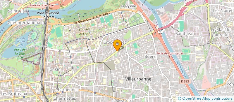 localisation de l'entreprise MONSIEUR YACINE MAZZOUZ  VILLEURBANNE