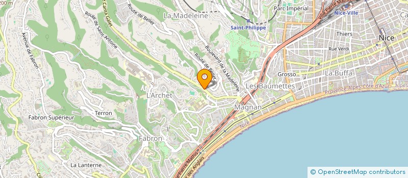 localisation de l'entreprise MONSIEUR YACINE MEHADJI à NICE
