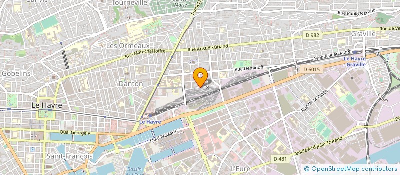 localisation de l'entreprise MONSIEUR YACINE MEHAOUED à LE HAVRE