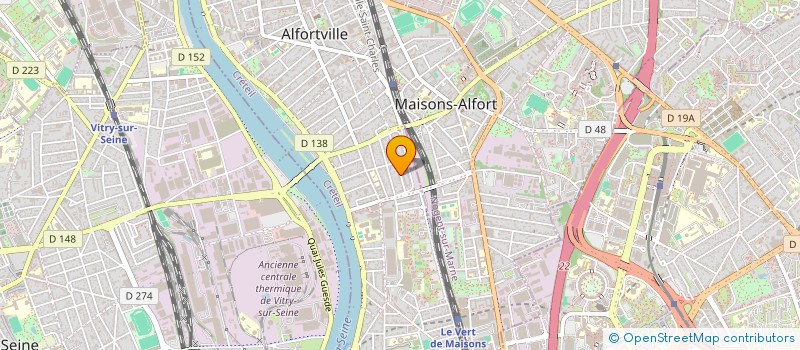 localisation de l'entreprise MONSIEUR YACINE MEKHANE à ALFORTVILLE