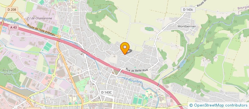 localisation de l'entreprise MONSIEUR YACINE MELKI  BOURGOIN-JALLIEU