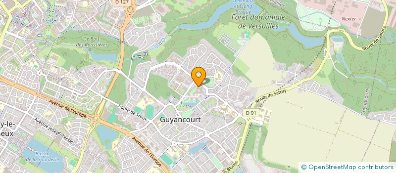 localisation de l'entreprise MONSIEUR YACINE MELLAL  GUYANCOURT