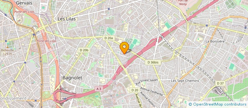 localisation de l'entreprise MONSIEUR YACINE MESSEGUEM à BAGNOLET