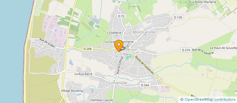 localisation de l'entreprise MONSIEUR YACINE MIMOUNI  GOUVILLE-SUR-MER