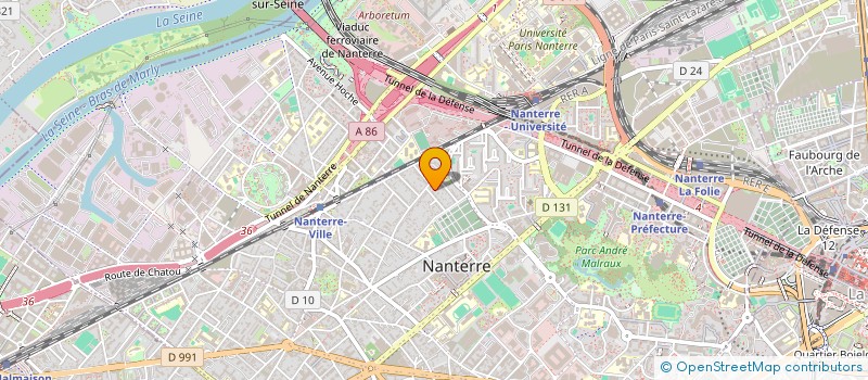 localisation de l'entreprise MONSIEUR YACINE MOUSSAOUI  NANTERRE