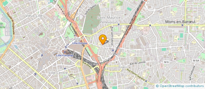 localisation de l'entreprise MONSIEUR YACINE NACER à LILLE