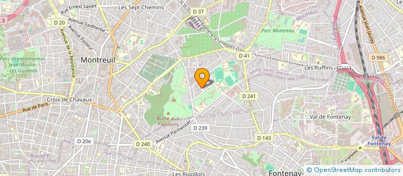 localisation de l'entreprise MONSIEUR YACINE NAILI à MONTREUIL