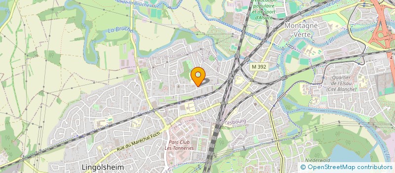 localisation de l'entreprise MONSIEUR YACINE NEKHOUL  LINGOLSHEIM