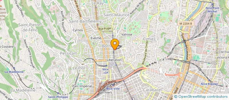 localisation de l'entreprise MONSIEUR YACINE NGAZOU à NICE