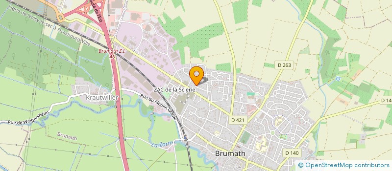 localisation de l'entreprise MONSIEUR YACINE OMARI  BRUMATH