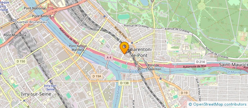 localisation de l'entreprise MONSIEUR YACINE OUAAZ  CHARENTON-LE-PONT