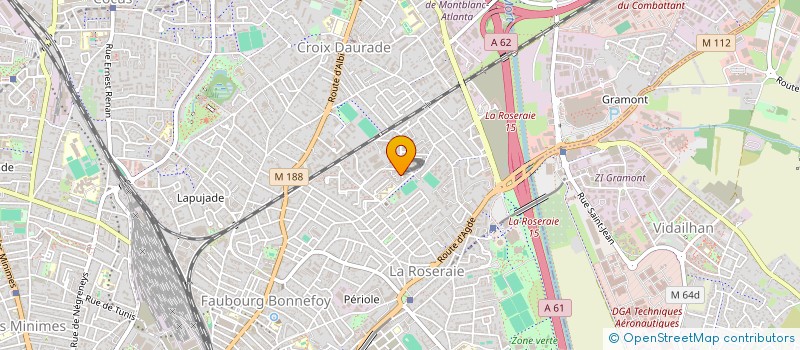 localisation de l'entreprise MONSIEUR YACINE OUANAS  BEAUZELLE