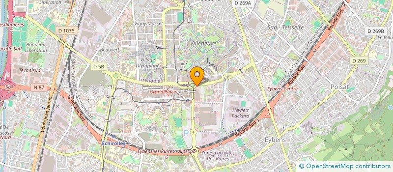 localisation de l'entreprise MONSIEUR YACINE OUARAB  GRENOBLE