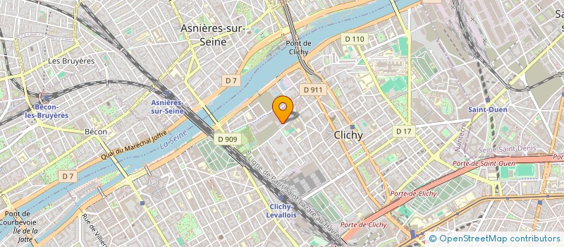 localisation de l'entreprise MONSIEUR YACINE OUBNIHY à CLICHY