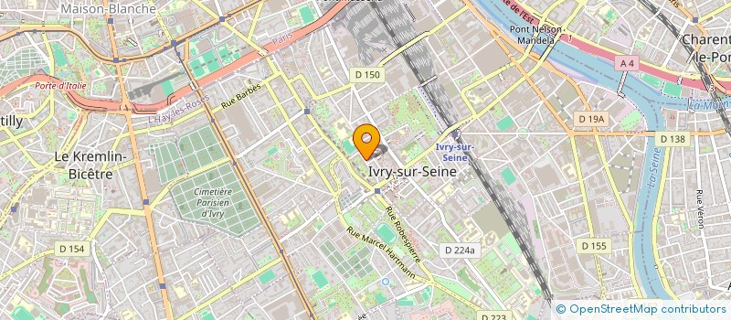 localisation de l'entreprise MONSIEUR YACINE OUESLATI  IVRY-SUR-SEINE