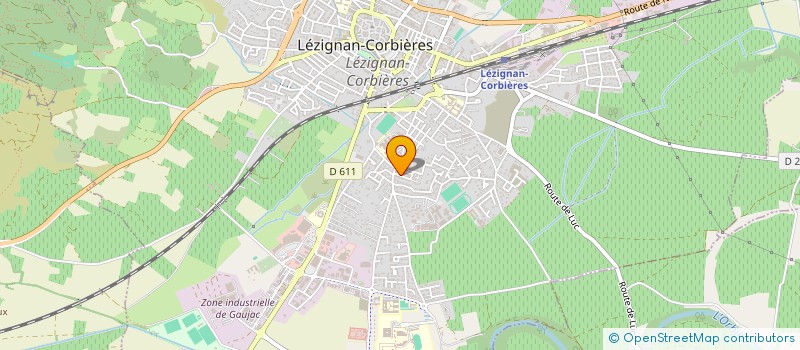 localisation de l'entreprise MONSIEUR YACINE OUHANNOU  LEZIGNAN-CORBIERES