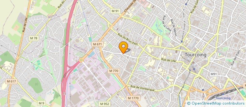 localisation de l'entreprise MONSIEUR YACINE OUREMDANE  TOURCOING
