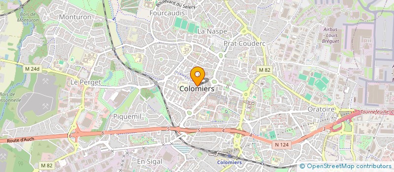 localisation de l'entreprise MONSIEUR YACINE OURHALM à COLOMIERS