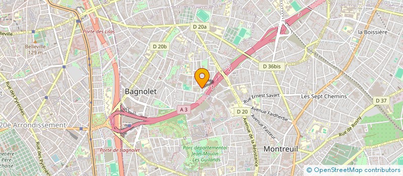 localisation de l'entreprise MONSIEUR YACINE OUSADANE à BAGNOLET