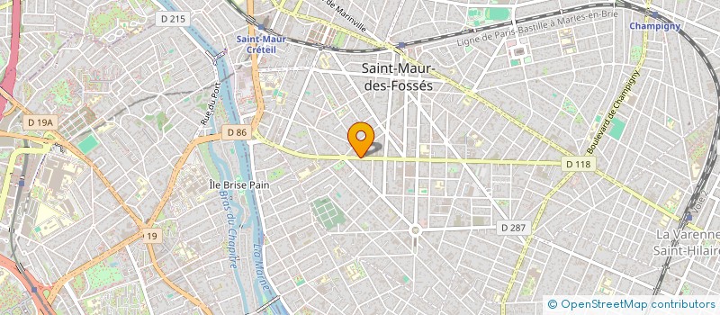 localisation de l'entreprise MONSIEUR YACINE RABAH  SAINT-MAUR-DES-FOSSES