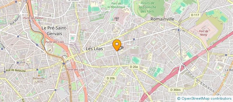 localisation de l'entreprise MONSIEUR YACINE RABAHI à LES LILAS