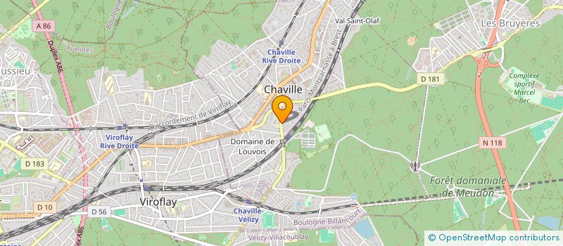 localisation de l'entreprise MONSIEUR YACINE RAHMANI  CHAVILLE