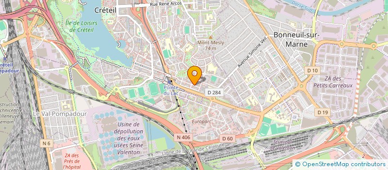 localisation de l'entreprise MONSIEUR YACINE RAJA SHAHZAD SARWAR  CRETEIL