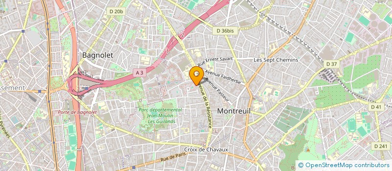 localisation de l'entreprise MONSIEUR YACINE RAMDANI à MONTREUIL