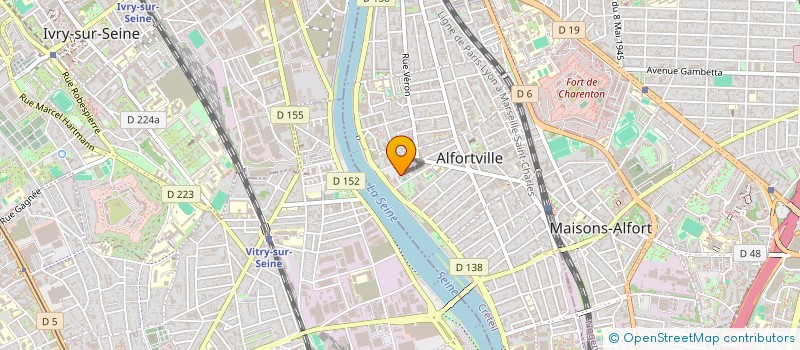 localisation de l'entreprise MONSIEUR YACINE REKKAB à ALFORTVILLE