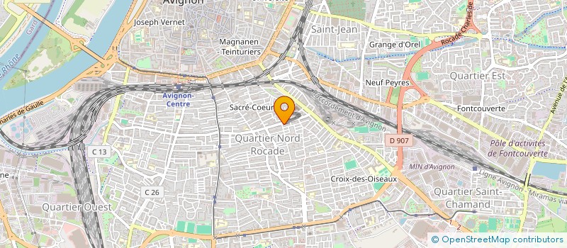 localisation de l'entreprise MONSIEUR YACINE ROUABHIA à AVIGNON