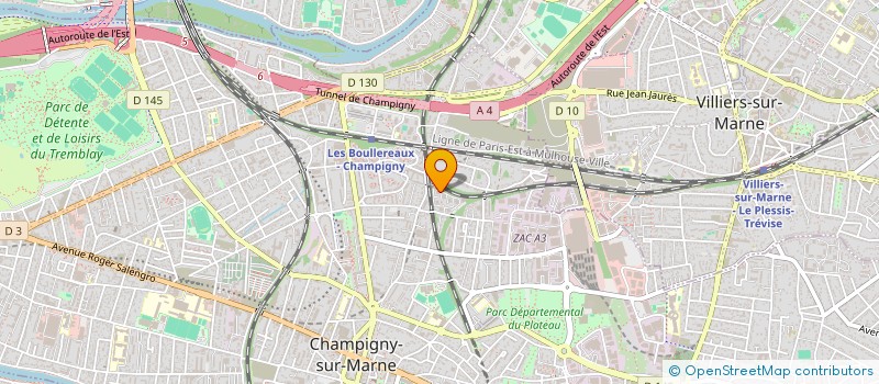 localisation de l'entreprise MONSIEUR YACINE SABAGH à CHAMPIGNY-SUR-MARNE