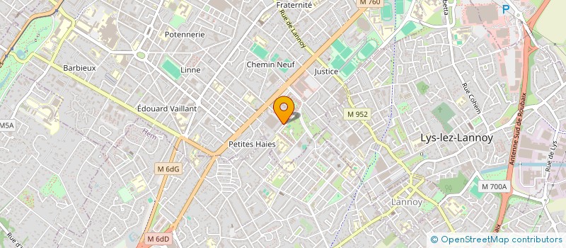 localisation de l'entreprise MONSIEUR YACINE SADOUKI  ROUBAIX