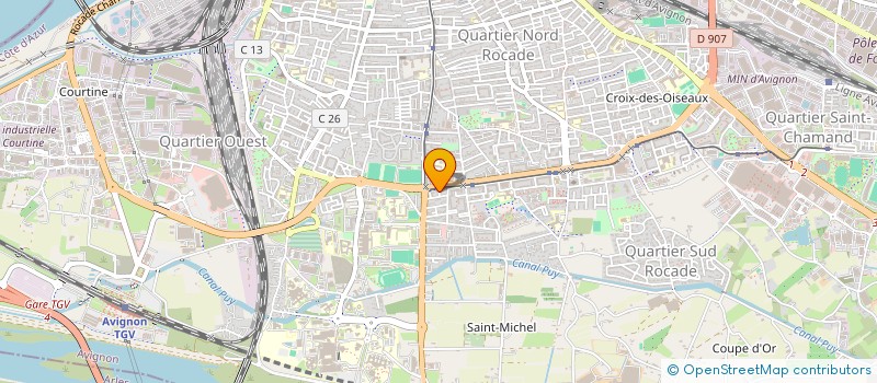 localisation de l'entreprise MONSIEUR YACINE SAFROUNI  AVIGNON