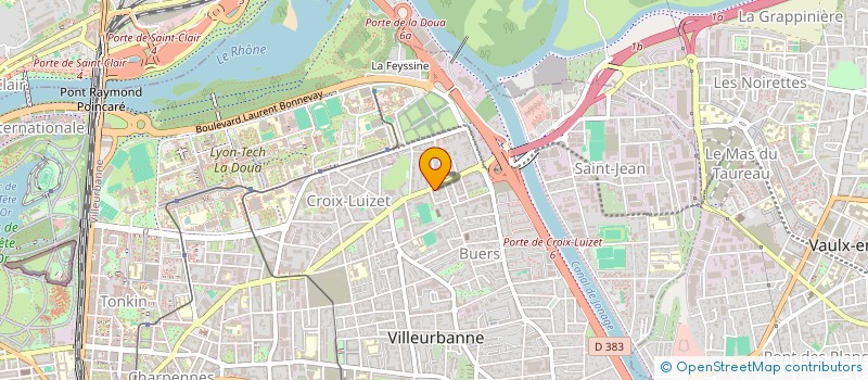 localisation de l'entreprise MONSIEUR YACINE SAHNOUNE  VILLEURBANNE