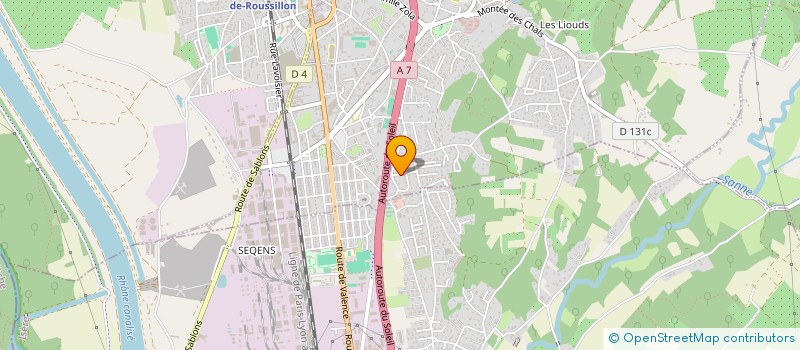 localisation de l'entreprise MONSIEUR YACINE SAIDI à ROUSSILLON