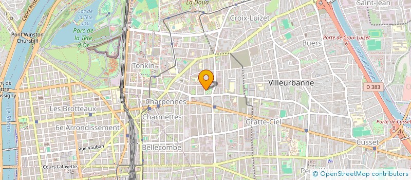 localisation de l'entreprise MONSIEUR YACINE SAIGHI  VILLEURBANNE