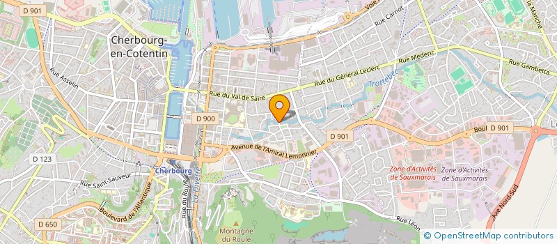 localisation de l'entreprise MONSIEUR YACINE SAKETE  CHERBOURG-EN-COTENTIN