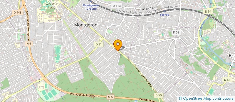 localisation de l'entreprise MONSIEUR YACINE SALHI à MONTGERON
