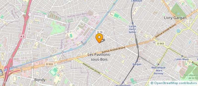 localisation de l'entreprise MONSIEUR YACINE SAMBA  LES PAVILLONS-SOUS-BOIS