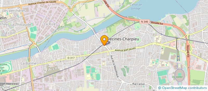 localisation de l'entreprise MONSIEUR YACINE SAOUDI à DECINES-CHARPIEU