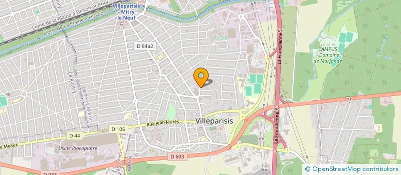 localisation de l'entreprise MONSIEUR YACINE SEKARNA  VILLEPARISIS