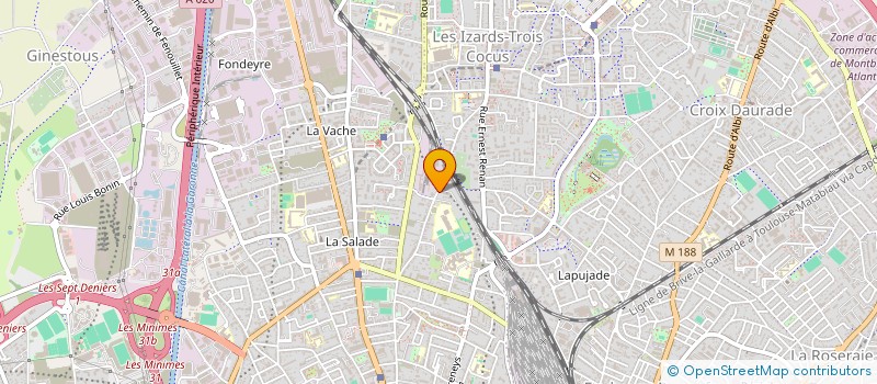 localisation de l'entreprise MONSIEUR YACINE SENOUSSA  TOULOUSE