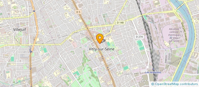localisation de l'entreprise MONSIEUR YACINE SIKADDOUR à VITRY-SUR-SEINE
