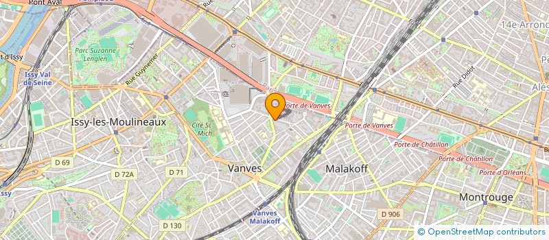 localisation de l'entreprise MONSIEUR YACINE SITAOUI à VANVES