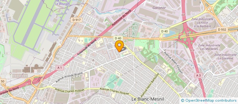 localisation de l'entreprise MONSIEUR YACINE SLIMANI à LE BLANC-MESNIL