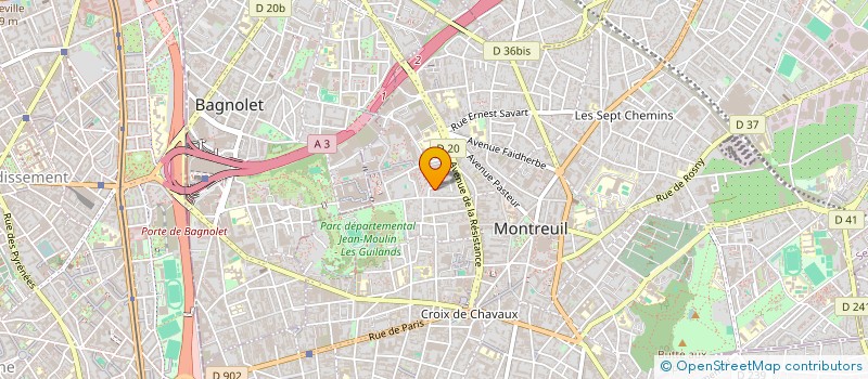 localisation de l'entreprise MONSIEUR YACINE SOUISSI à MONTREUIL