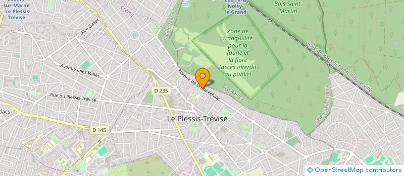 localisation de l'entreprise MONSIEUR YACINE TAMADAZT  LE PLESSIS-TREVISE